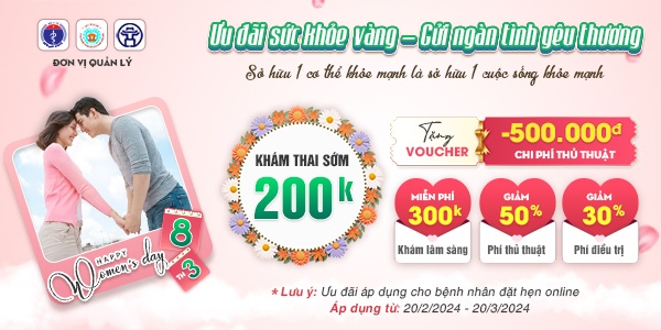 Ưu đãi đặc biệt gói khám phụ khoa cơ bản