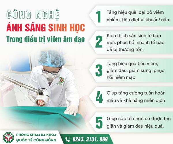 Phương pháp hỗ trợ điều trị viêm âm đạo hiệu quả hiện nay