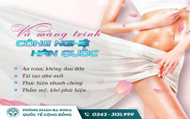 Phương pháp vá màng trinh an toàn