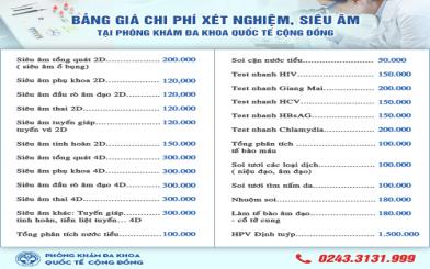 Bảng gi&aacute; chữa vi&ecirc;m lộ tuyến cổ tử cung cập nhật năm 2025