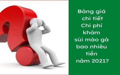 [Bảng gi&aacute; chi tiết] Chi ph&iacute; kh&aacute;m s&ugrave;i m&agrave;o g&agrave; bao nhi&ecirc;u tiền năm 2025