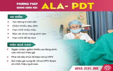 Phương ph&aacute;p ALA &ndash; PDT Phương ph&aacute;p hỗ trợ điều trị s&ugrave;i m&agrave;o g&agrave; hiệu quả hiện nay