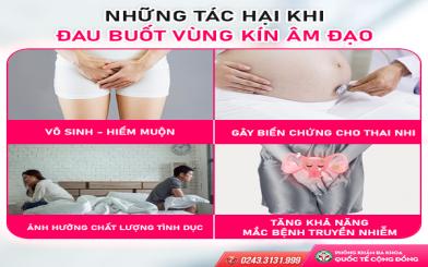 Đau buốt vùng kín âm đạo – Triệu chứng tố cáo bệnh nguy hiểm