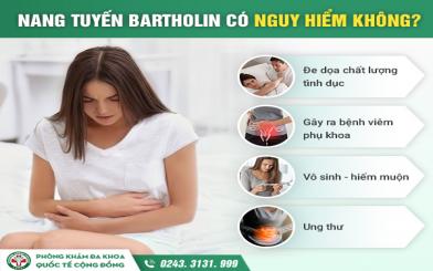 Sưng âm đạo, âm hộ: Dấu hiệu viêm nang tuyến Bartholin
