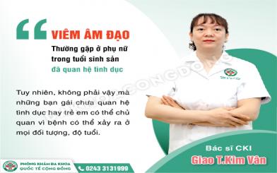 Tường tận những điều chị em cần biết về bệnh viêm âm đạo
