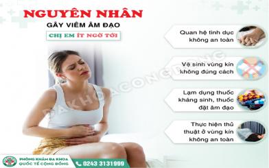 Bác sĩ phụ khoa 30 năm kinh nghiệm chỉ ra nguyên nhân viêm âm đạo thường gặp