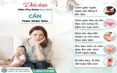 Bệnh vi&ecirc;m phụ khoa sau sinh: Tường tận những điều chị em cần biết
