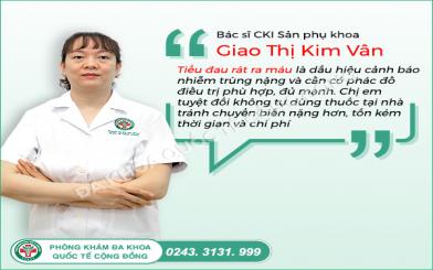 Tiểu đau r&aacute;t ra m&aacute;u ở nữ - Từ vi&ecirc;m tiết niệu đến ung thư phụ khoa&nbsp;