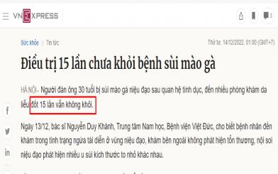 [Chia sẻ] Review đốt sùi mào gà chi tiết từ A-Z